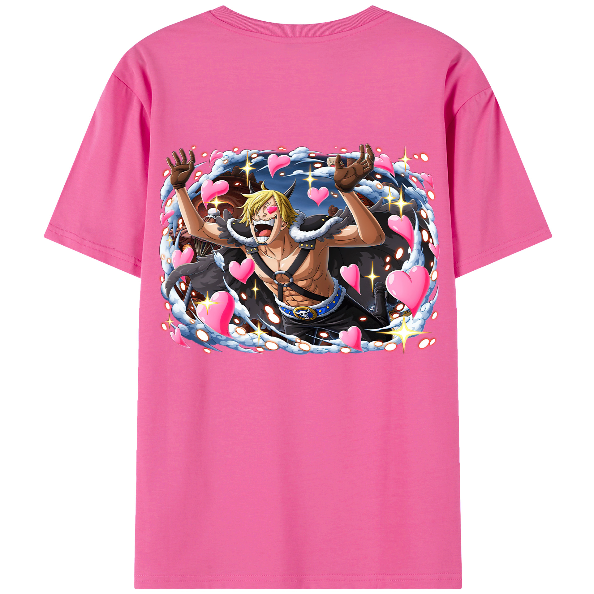 （画像用） ワンピース サンジ ONE PIECE Sanji レディース半袖Tシャツ(バックプリント)